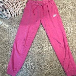 Pink Nike sweatpants
